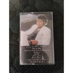 Michael Jackson Thriller Cassette Tape.